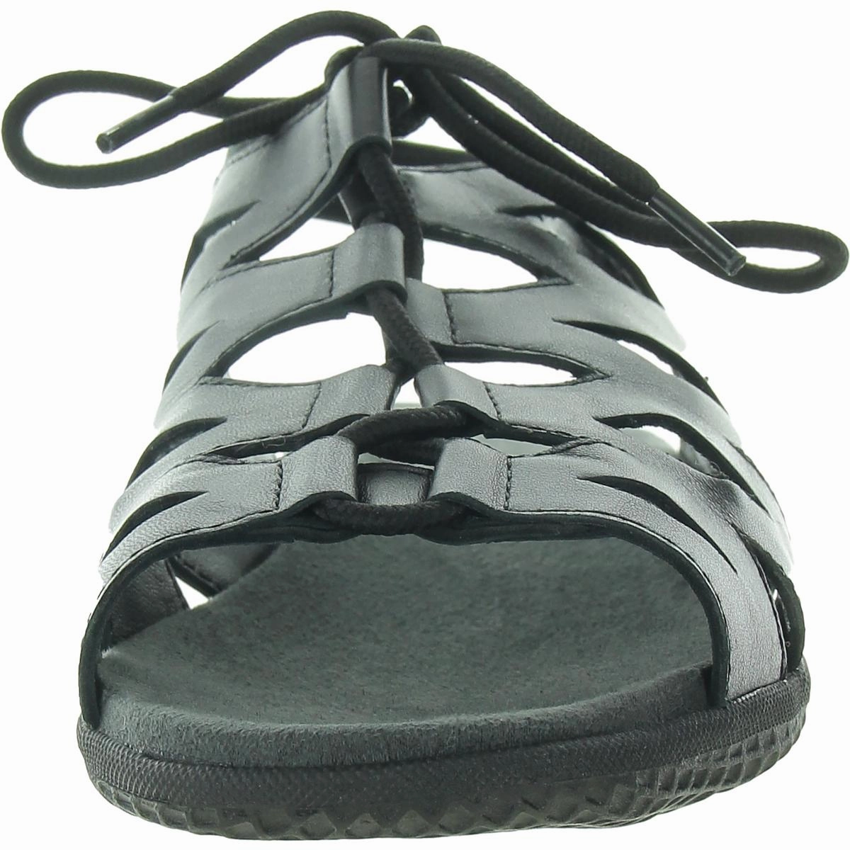 Darcy Womens Lace-Up Leather Slingback Sandals