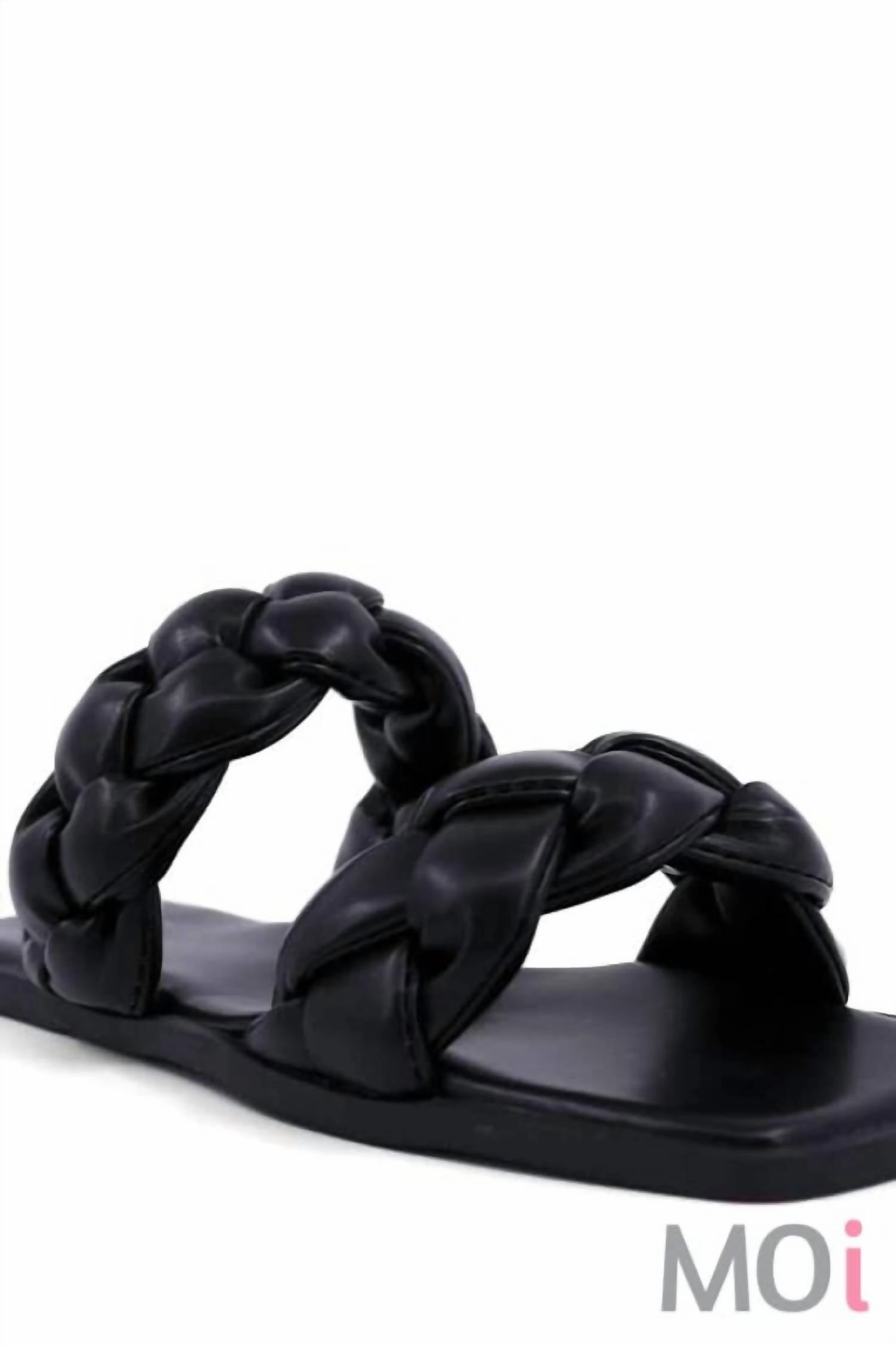 Daria Braided Sandal In Black