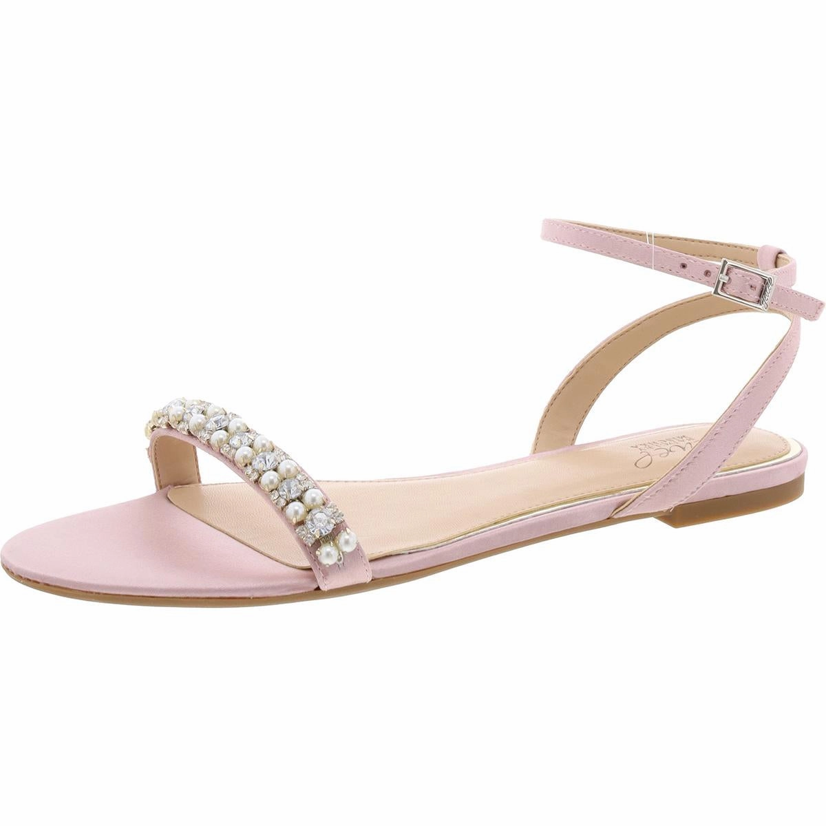 Daria Womens Embellished Glitter Ankle Strap