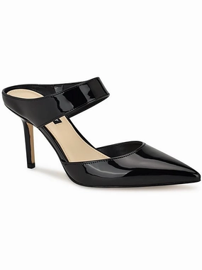Darian 3 Womens Patent Pointed Toe Heels Cheap Womens Slide Sandals