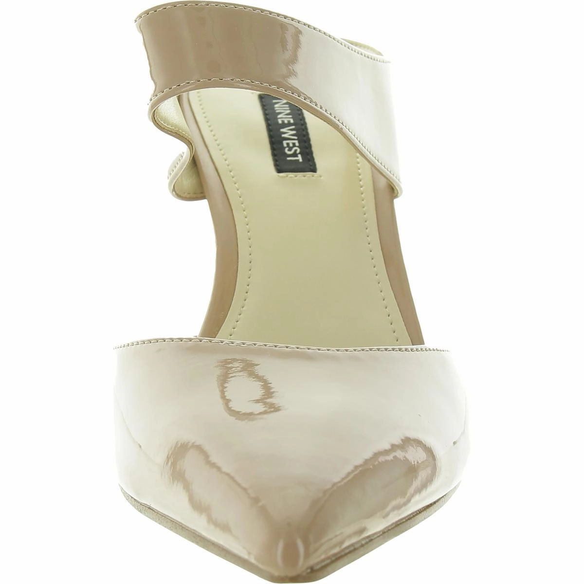 Darian 3 Womens Patent Pointed Toe Heels
