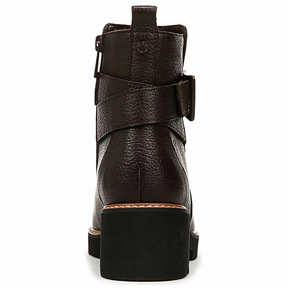 Darry Strap Womens Leather Ankle Booties