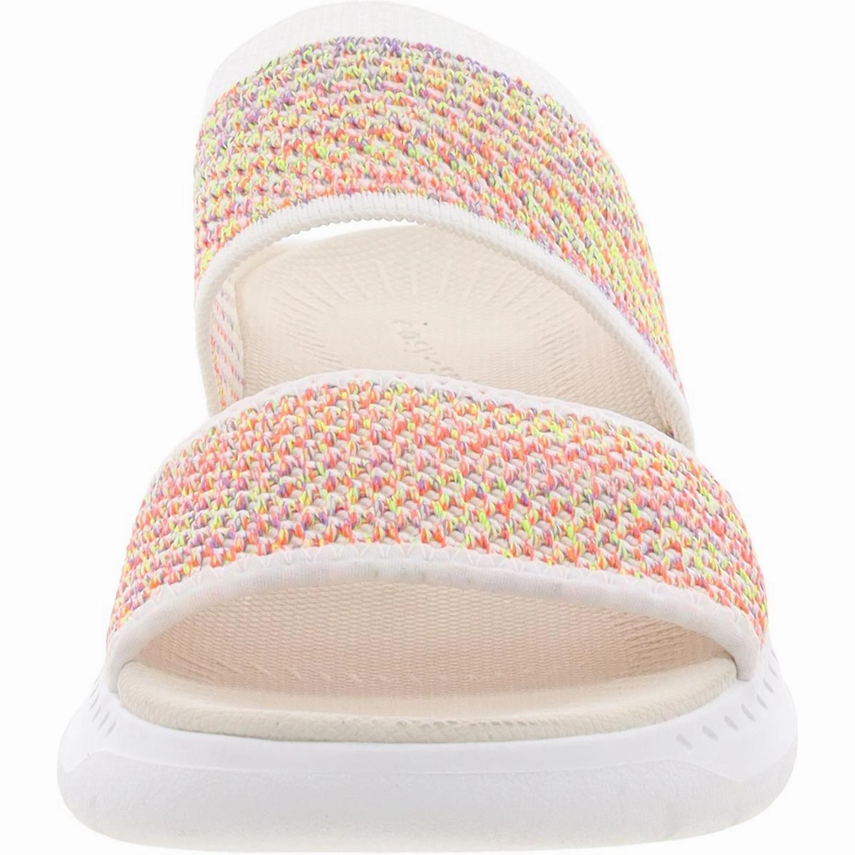Davera Womens Padded Insole Knit Slide Sandals