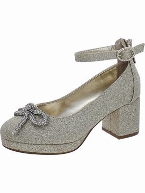 Daylin Girls Leather Little Kid Ankle Strap Girls Shoes promo price