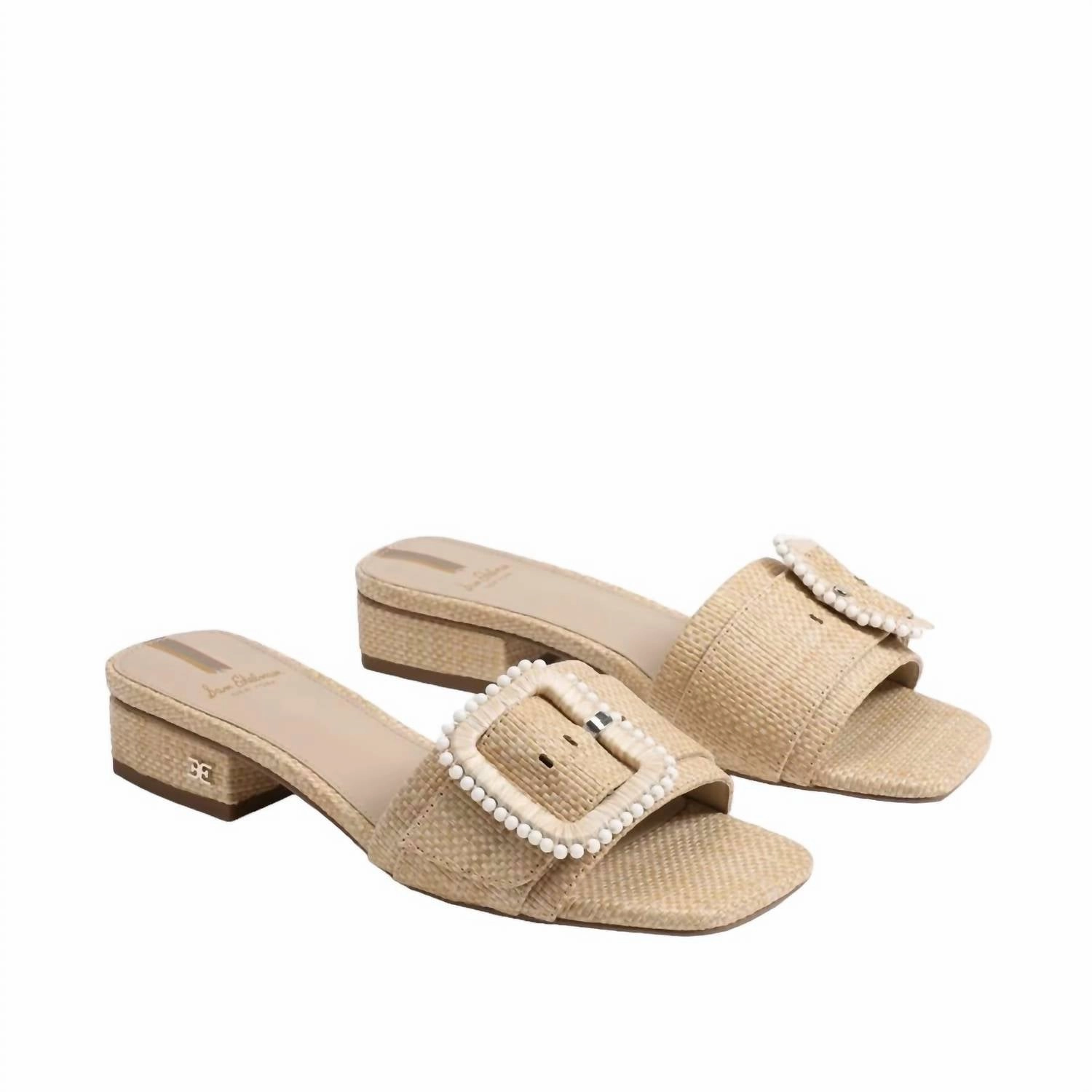 Deacon Slide Sandal In Bleached Beechwood Casual Womens Sandals on sale