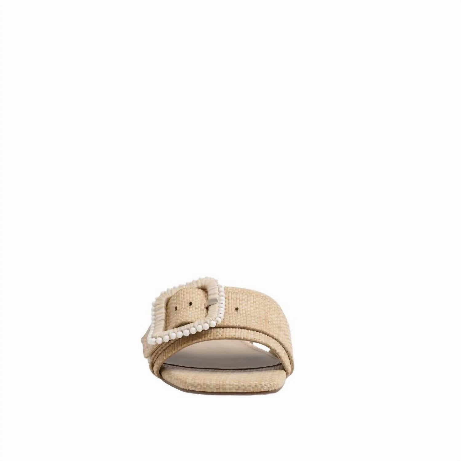Deacon Slide Sandal In Bleached Beechwood