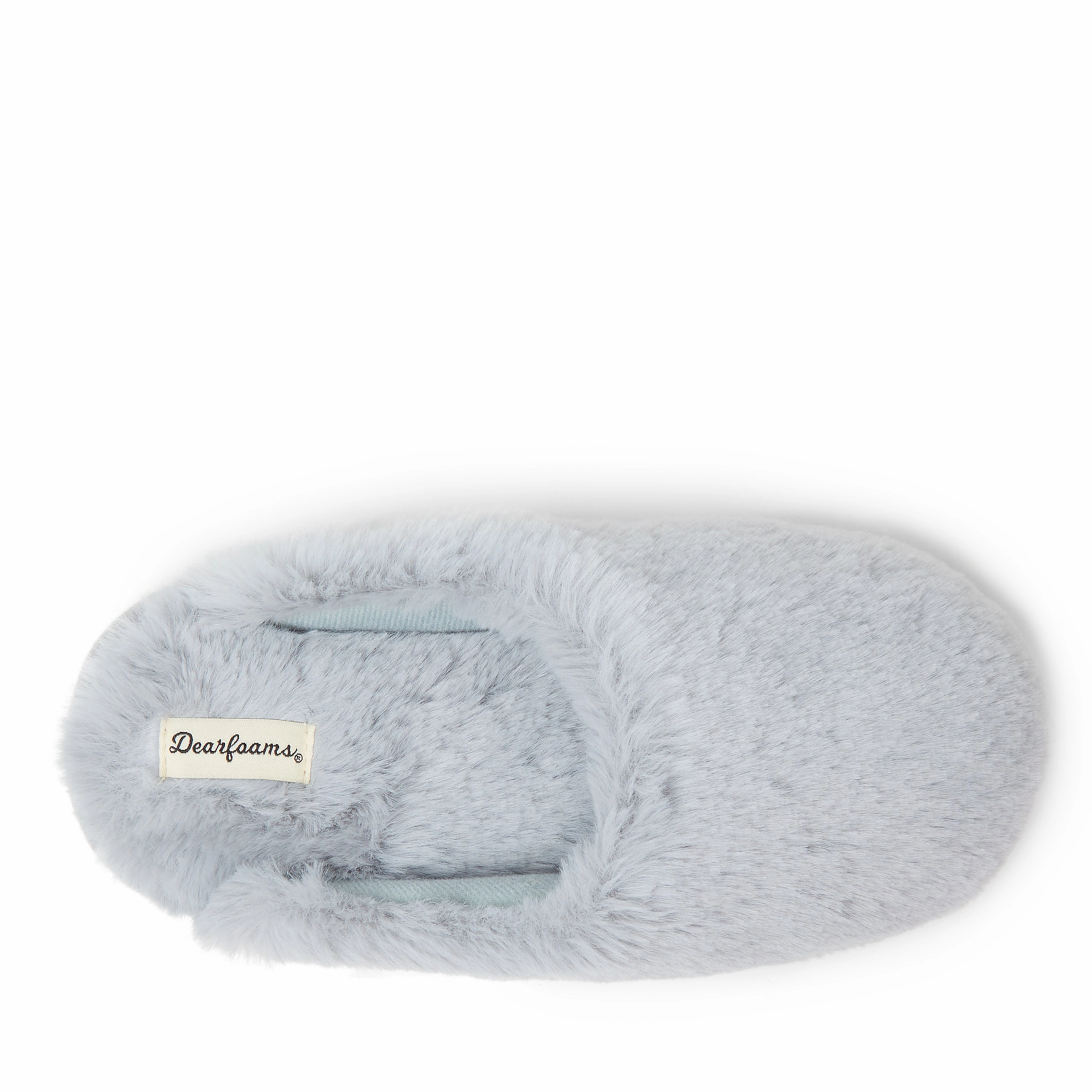 Dearfoams Kid's Brin Furry Pile Scuff Slipper