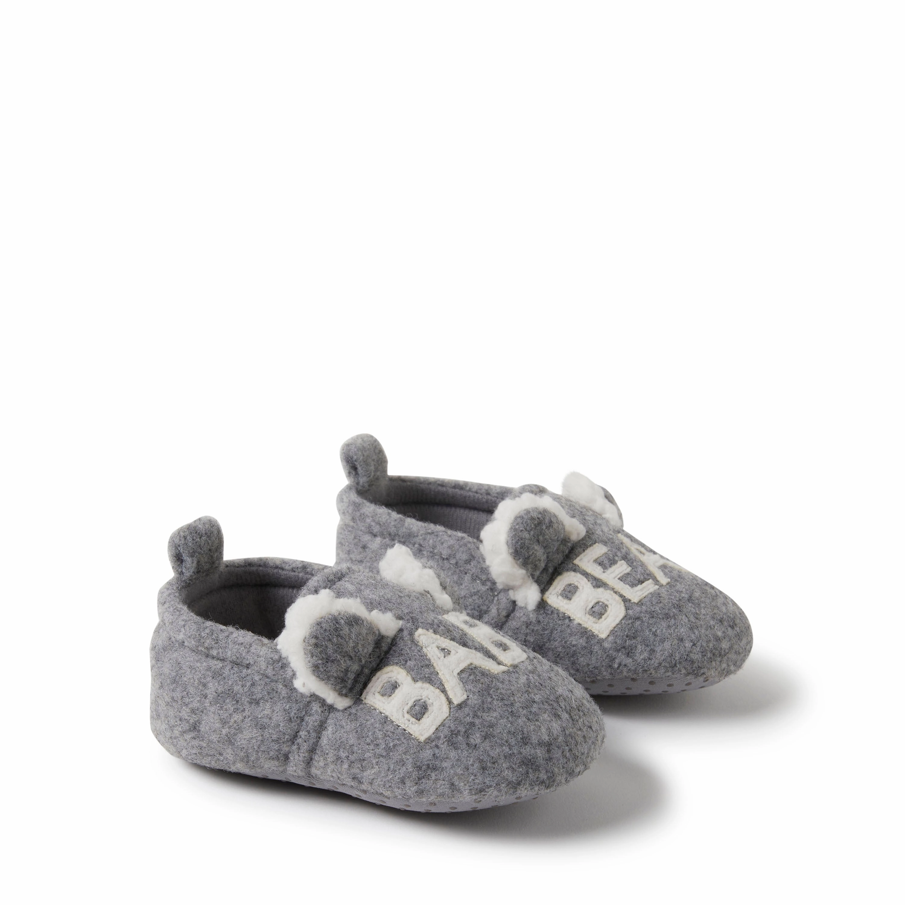 Dearfoams Kid's Casey Baby Bear Family Scuff Slipper