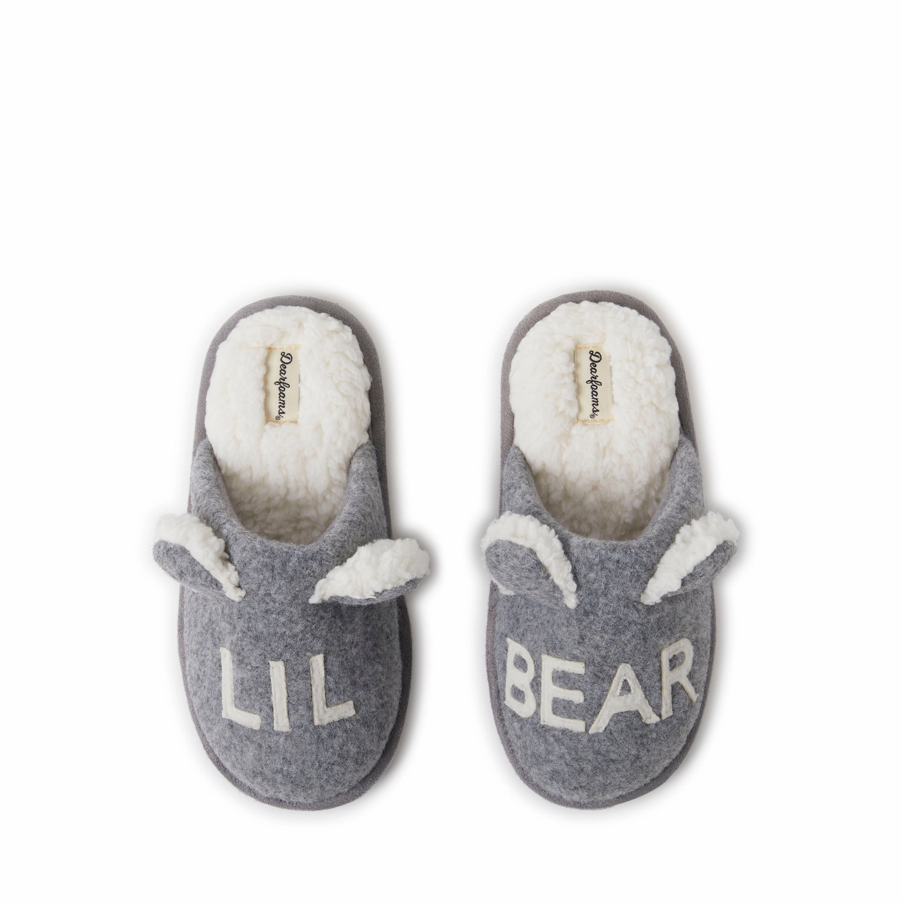Dearfoams Kid's Casey Lil Bear Family Scuff Slipper Discount Boys Footwear online