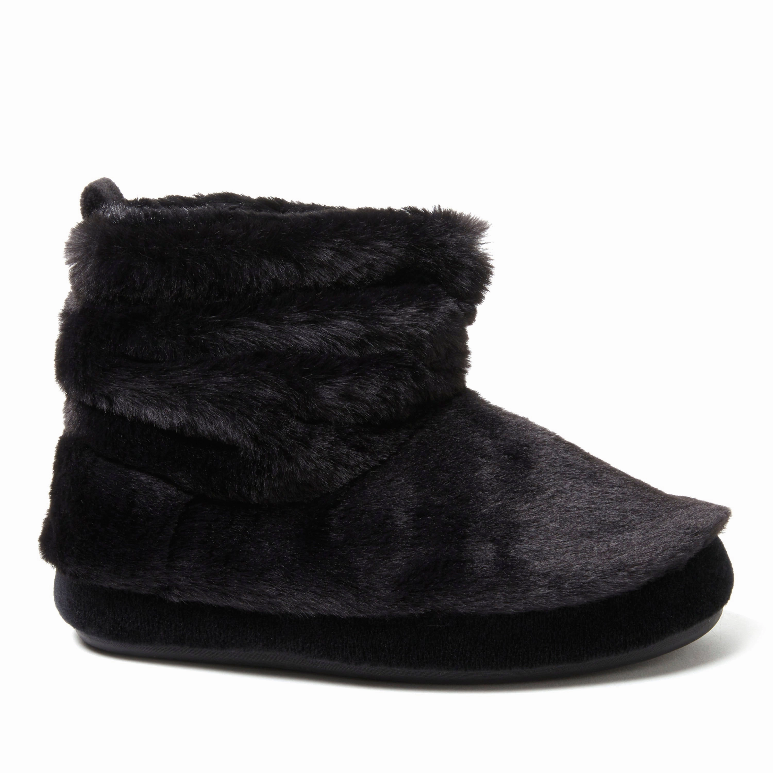 Dearfoams Kids Kate Furry Bootie Slipper
