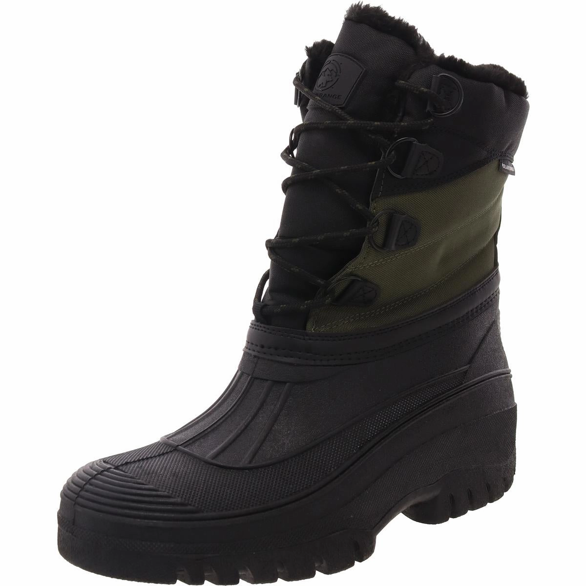 Decker Mens Solid Man Made Winter & Snow Boots