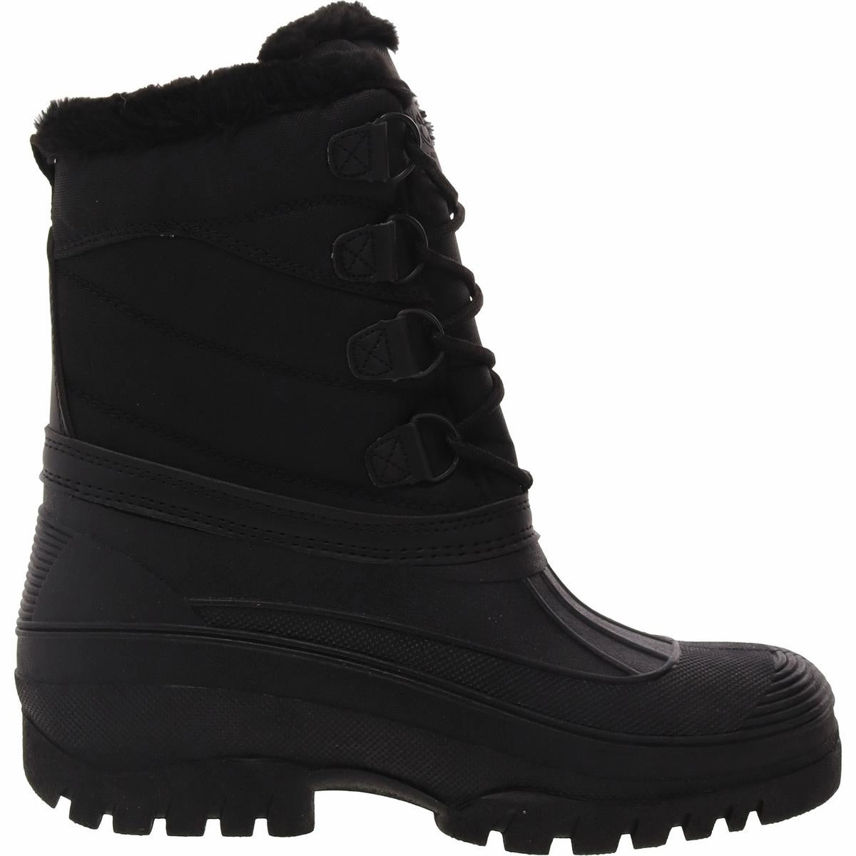 Decker Mens Solid Man Made Winter & Snow Boots