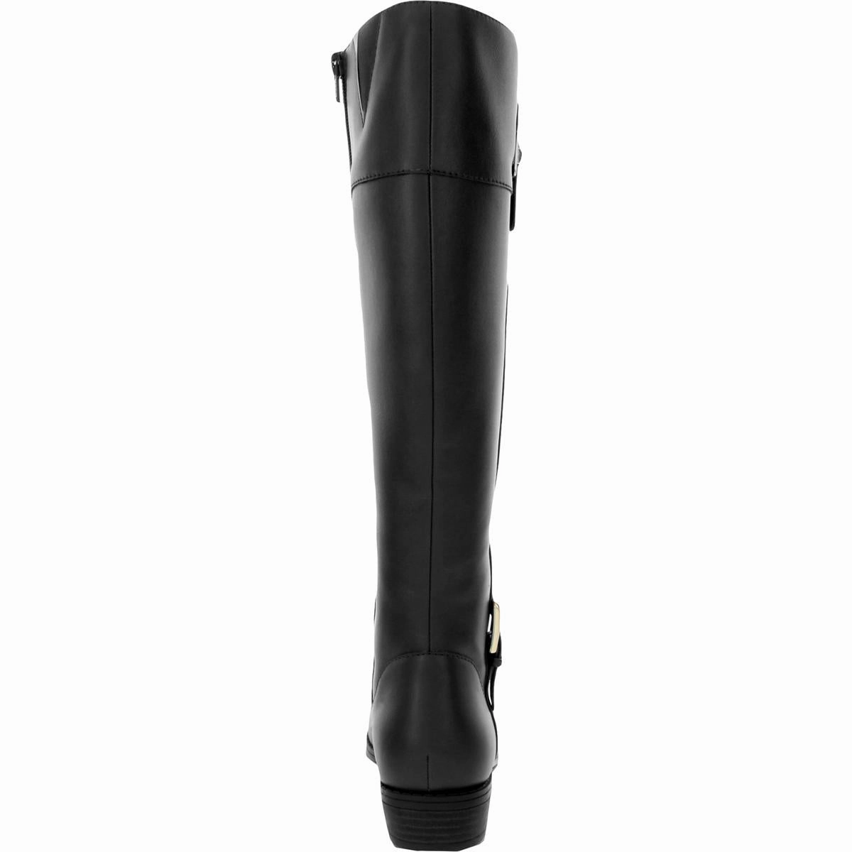 Deliee 2 Womens Zipper Round Toe Riding Boots