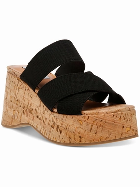 Deo Womens Wedge Slip On Platform Sandals Stylish Womens Sandals for less