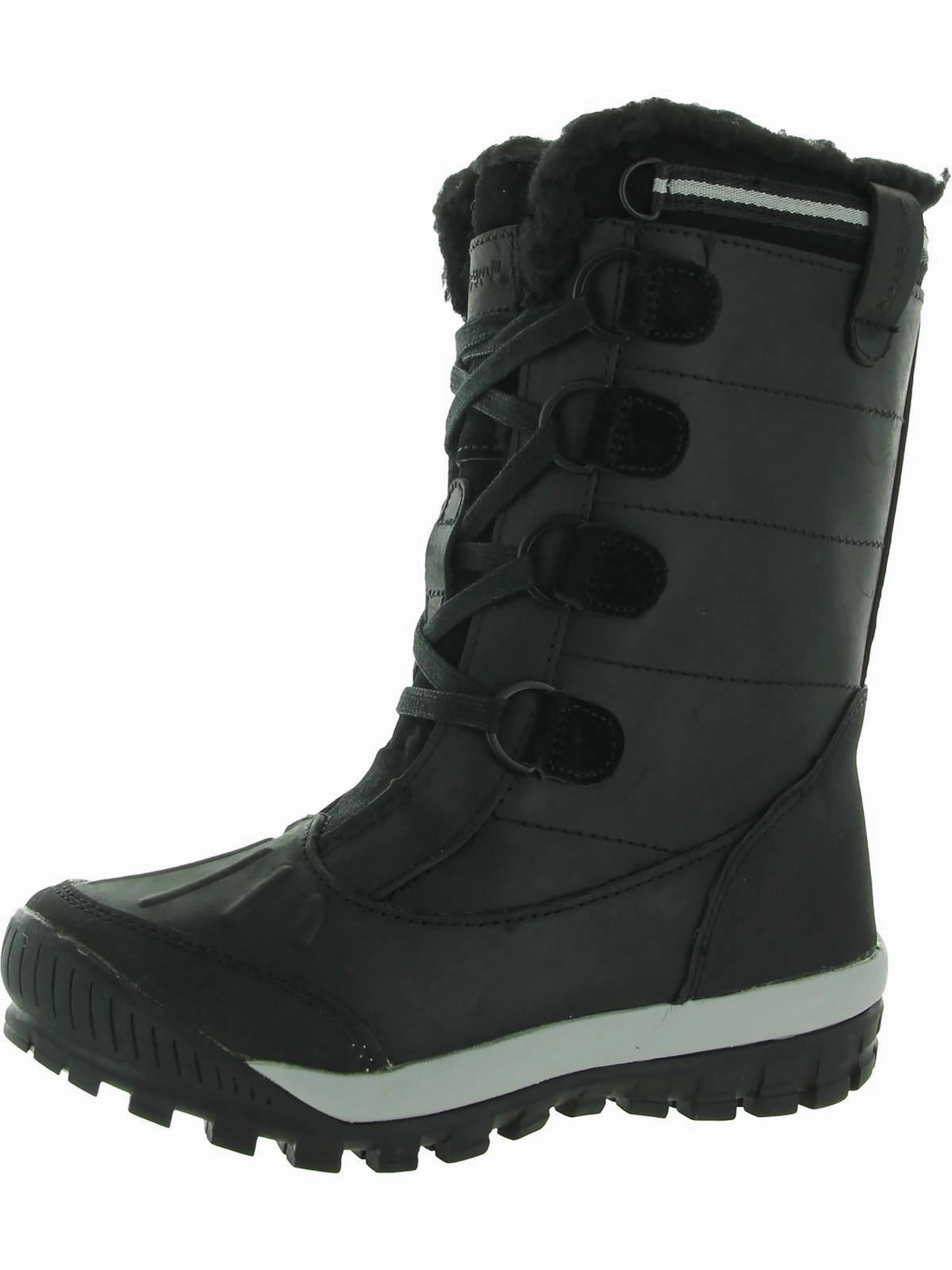 Desdemona Womens Leather Waterproof Snow Boots Hot sale Womens Boots