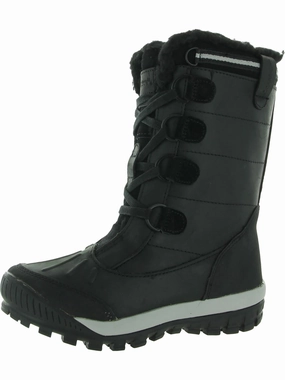 Desdemona Womens Leather Waterproof Snow Boots Hot sale Womens Boots