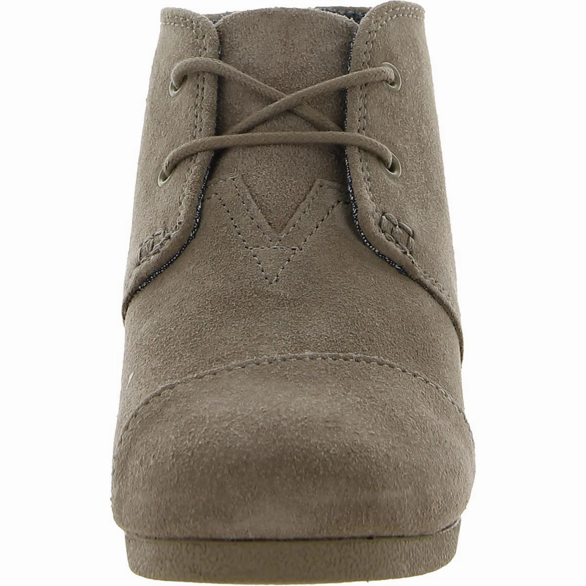 DESERT WEDGE Girls Suede Wedge Boots