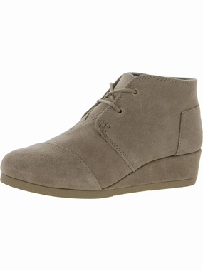 DESERT WEDGE Girls Suede Wedge Boots Discount Girls Shoes with deals