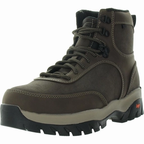 Diablo Hi Mens Faux Leather Lace Up Ankle Boots Mens Chukka Boots outlet deals