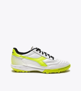Diadora Calcetto GR 101.18057101 C3675 Men US 7 White Yellow Soccer Shoes TF1651 Mens Sneakers & Athletic Shoes outlet