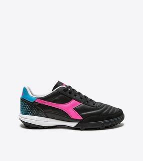Diadora Calcetto LT 101.180571 Men Size 6 Black Leather Turf Soccer Shoes TF2392 Mens Sneakers & Athletic Shoes outlet
