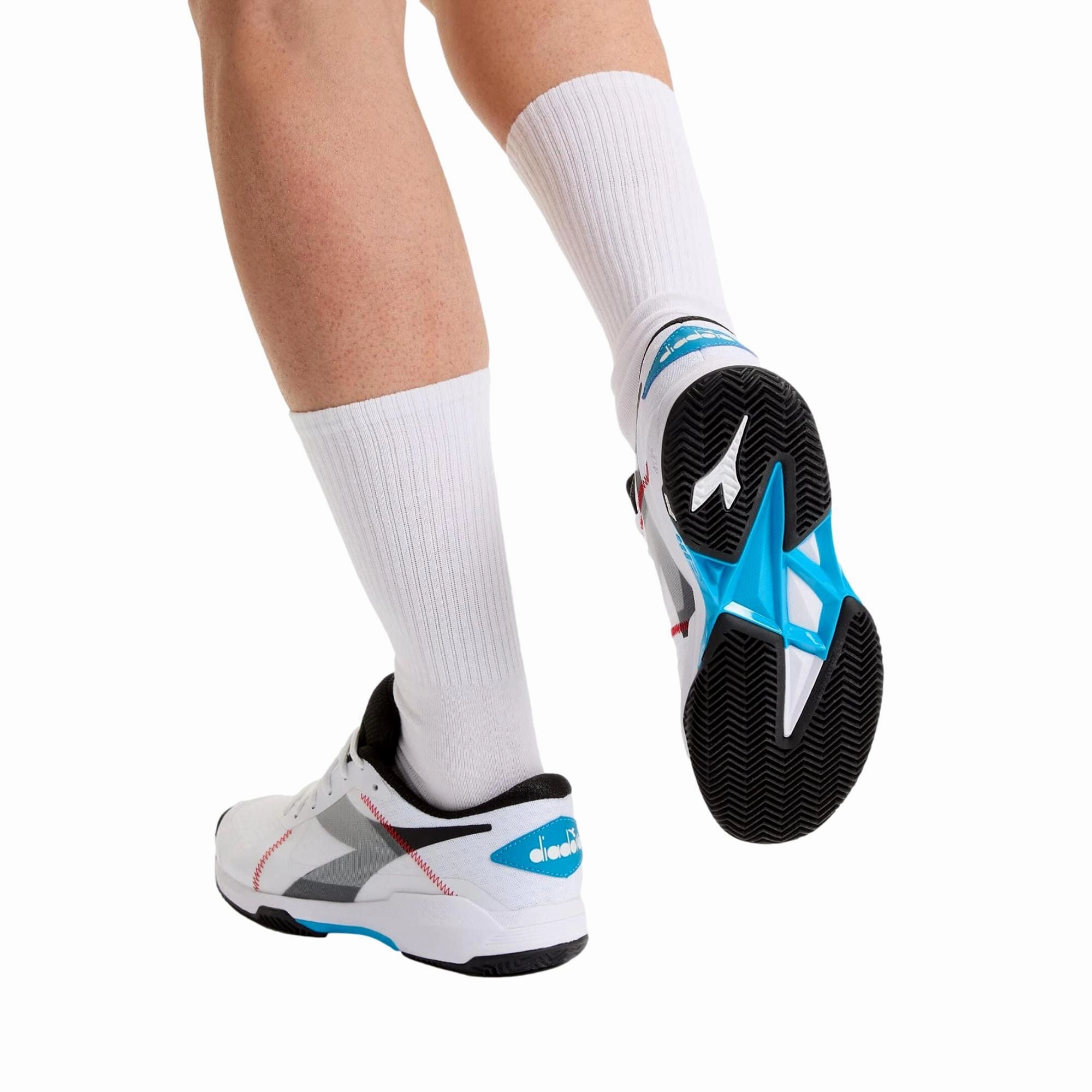 Diadora Trofeo AG PKL White / Black / Blue Jewel  101.178982-01-C9811 Men's