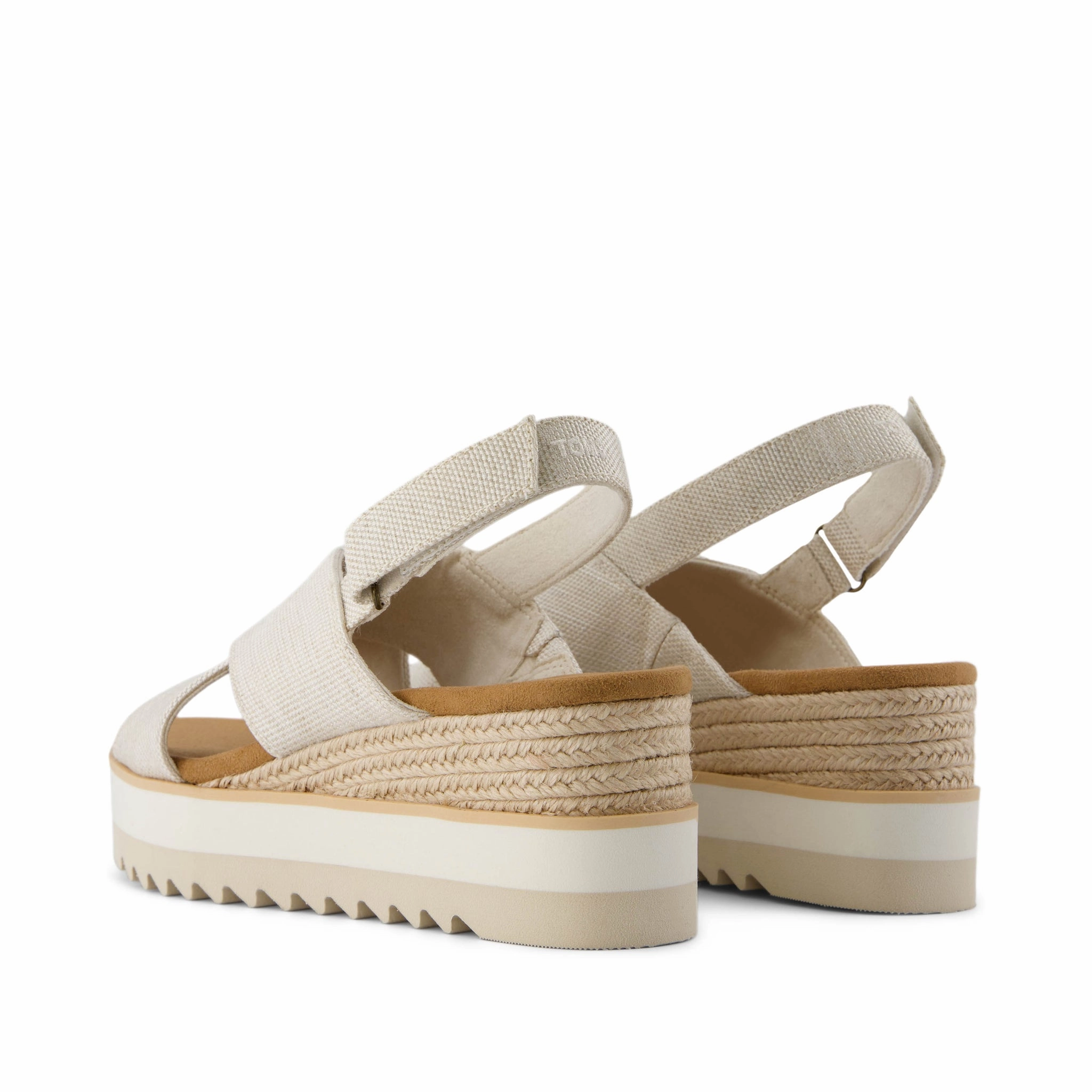 Diana Crossover Natural Wedge Sandal