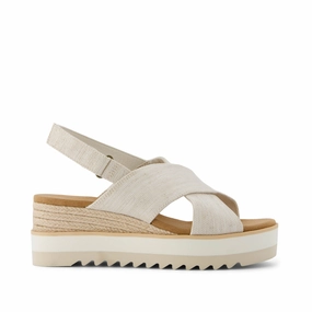Diana Crossover Natural Wedge Sandal Womens Sandals with big discounts