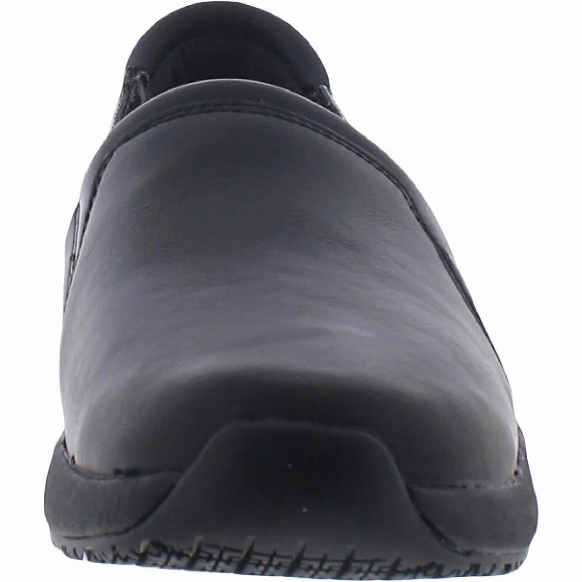 Dive In Womens Faux Leather Slip On Work and Safety Shoes
