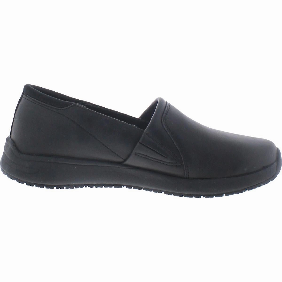 Dive In Womens Faux Leather Slip On Work and Safety Shoes