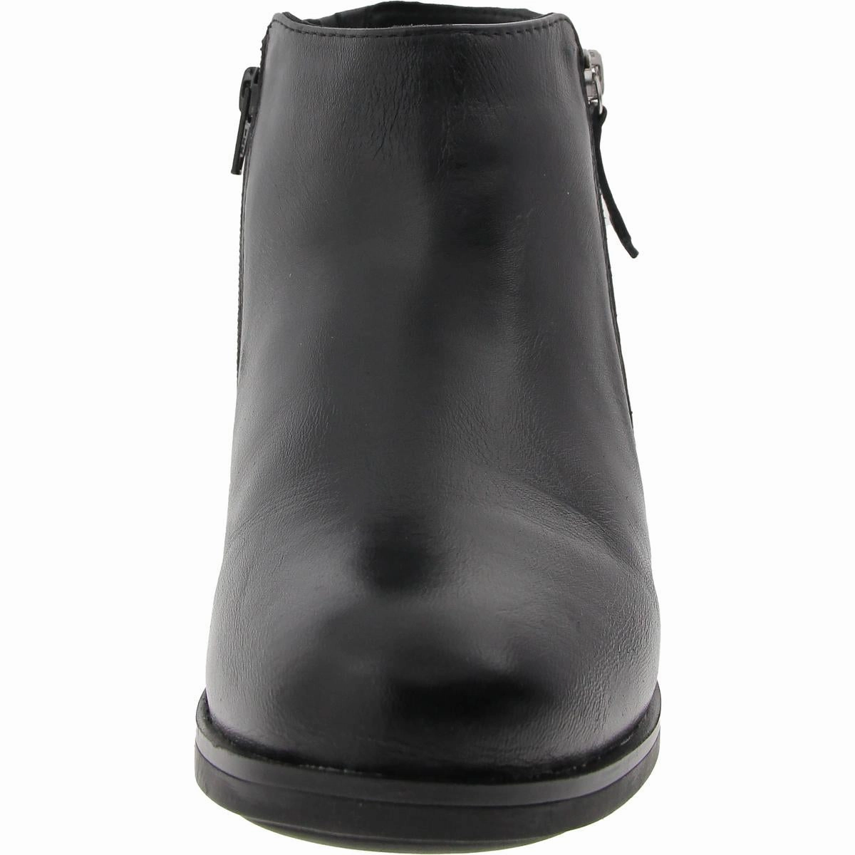 Dixon Womens Double Zipper Ankle Boots