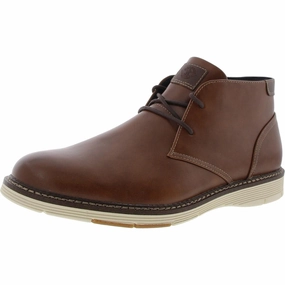 DK225441 Mens Lace-Up Manmade Chukka Boots Cheap Mens Boots & Chukkas