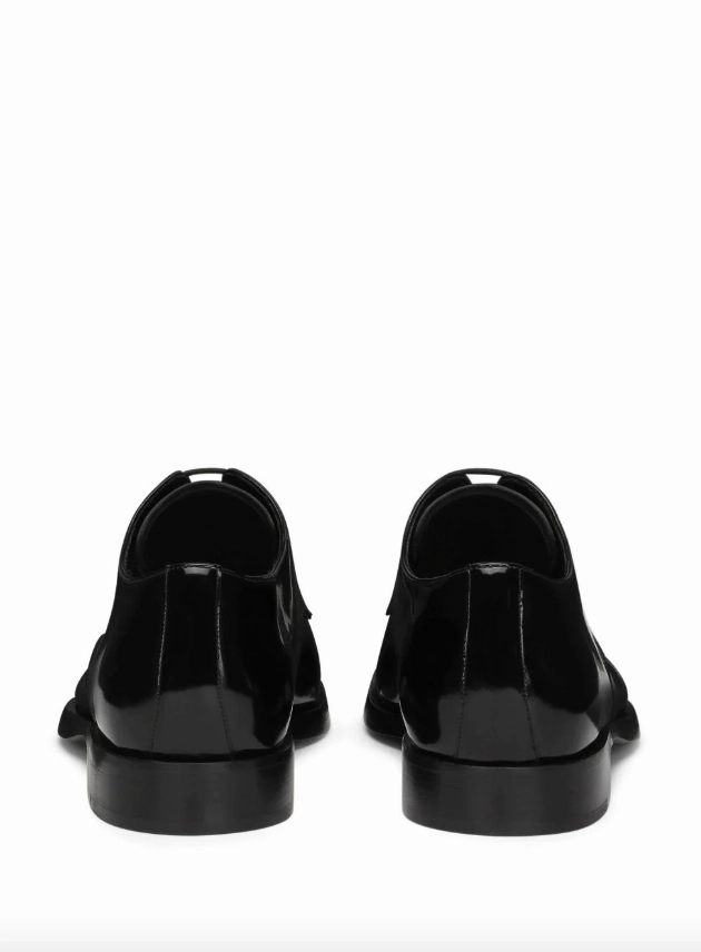 Dolce & Gabbana brushed leather derby shoes