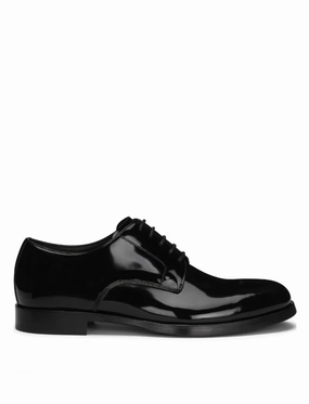 Dolce & Gabbana brushed leather derby shoes Mens Shoes online flash sale
