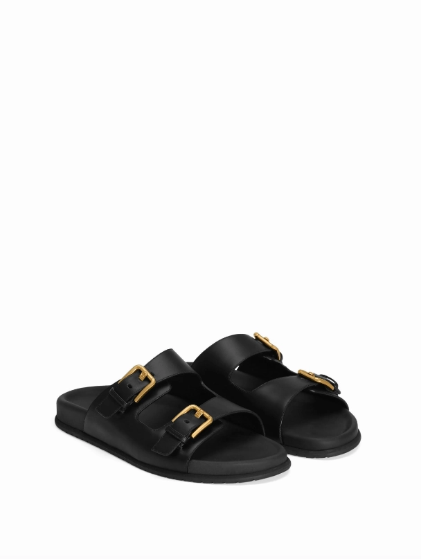 Dolce & Gabbana calfskin sliders