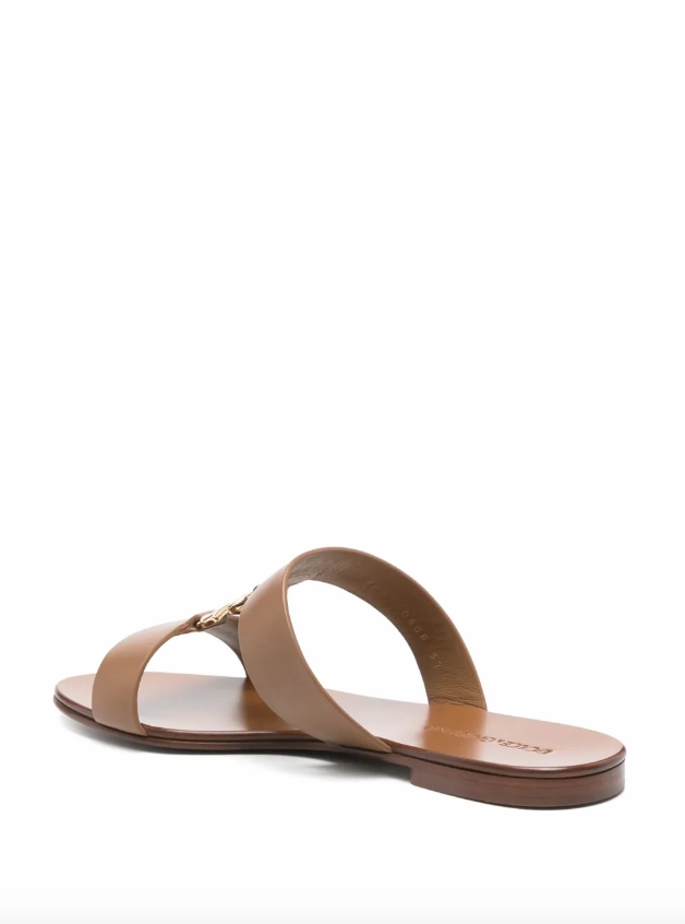 Dolce & Gabbana Calfskin sliders with DG logo