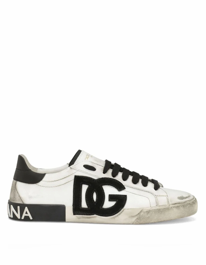 Dolce & Gabbana Classic Portofino low-top sneakers Mens Shoes online flash sale
