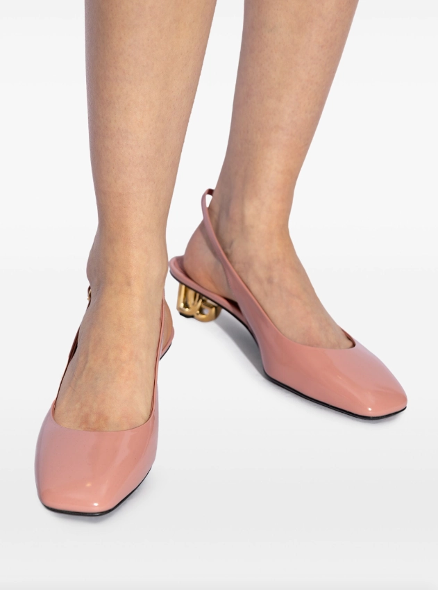 Dolce & Gabbana DG logo-heel slingback