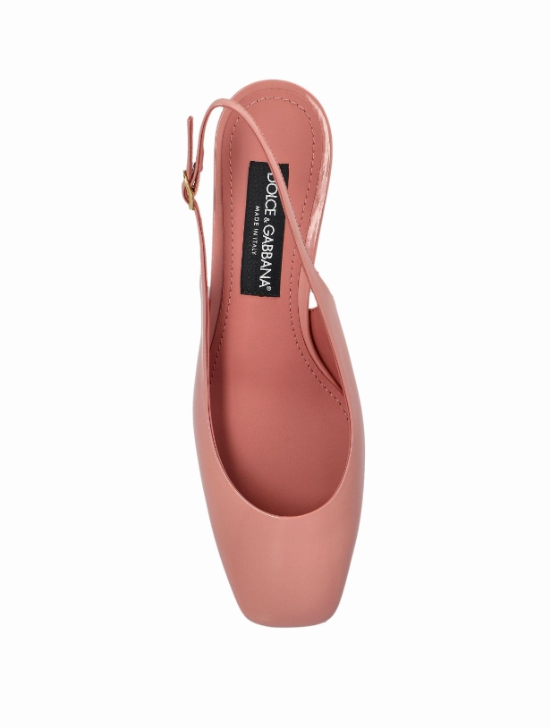 Dolce & Gabbana DG logo-heel slingback