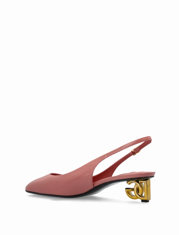 Dolce & Gabbana DG logo-heel slingback