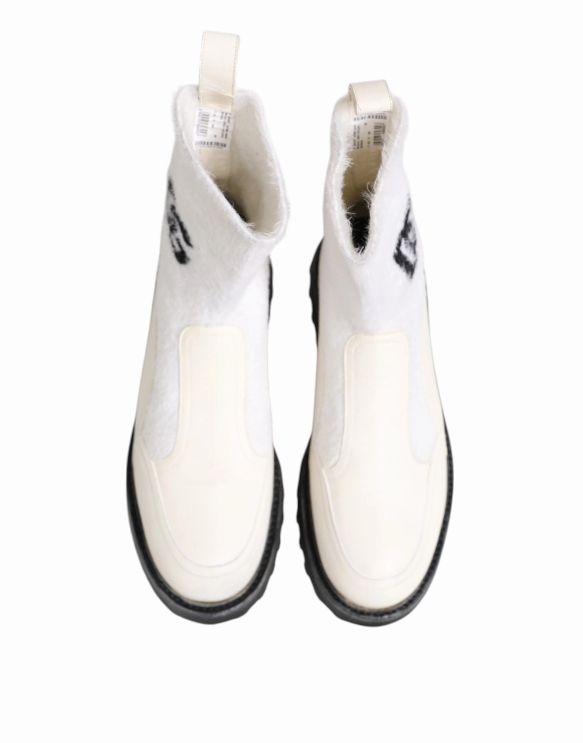 Dolce & Gabbana  DG Logo Mid Calf Boots Men's Shoes