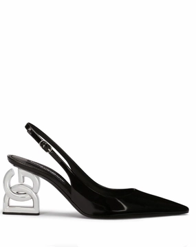Dolce & Gabbana DG logo slingback pumps Womens Shoes cheap promo