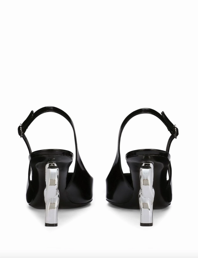 Dolce & Gabbana DG logo slingback pumps