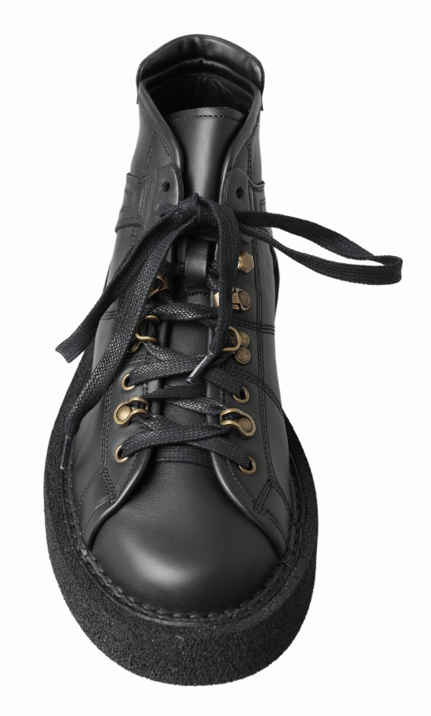 Dolce & Gabbana Elegant Ankle Boots with Chain Men's Detail