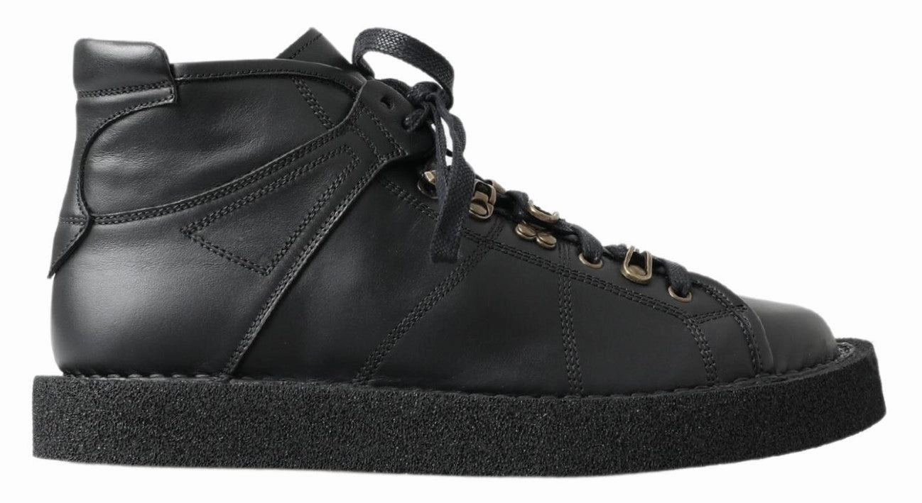 Dolce & Gabbana Elegant Ankle Boots with Chain Men's Detail Buy Mens Chukkas online shop