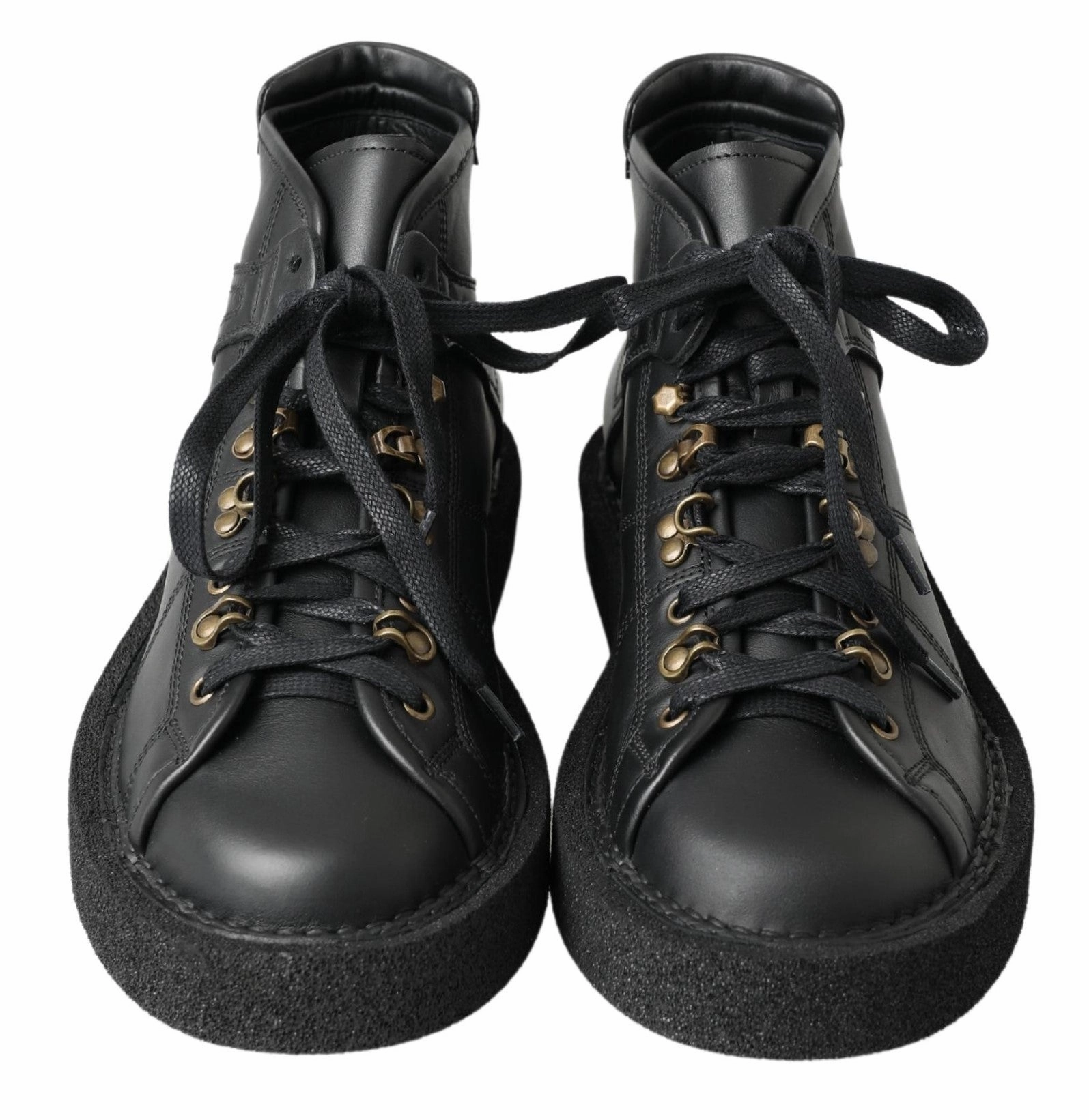 Dolce & Gabbana Elegant Ankle Boots with Chain Men's Detail