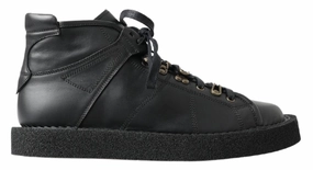 Dolce & Gabbana Elegant Ankle Boots with Chain Men's Detail Buy Mens Chukkas online shop
