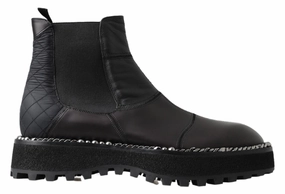 Dolce & Gabbana Elegant Ankle Stretch Slip On Men's Boots Buy Mens Chukkas online shop