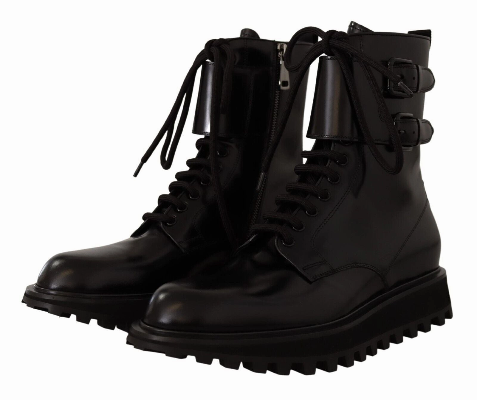 Dolce & Gabbana Elegant Leather Ankle Men's Boots