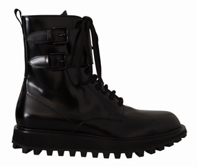 Dolce & Gabbana Elegant Leather Ankle Men's Boots Buy Mens Chukkas online shop
